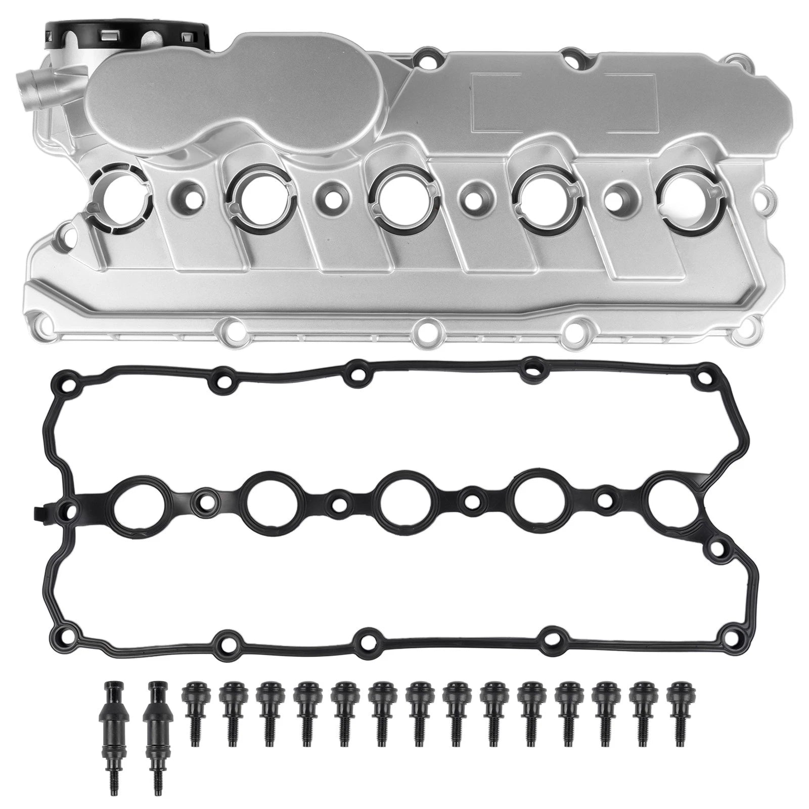 Engine Valve Cover w/Gasket for VW Jetta Rabbit Golf Passat (2006–2014) 07K103469F