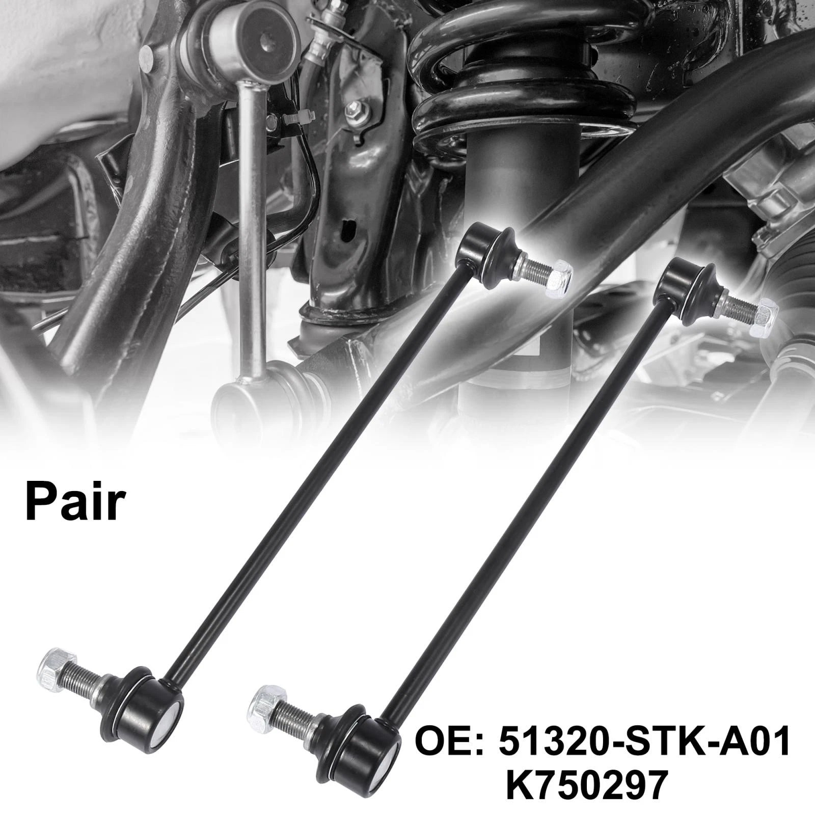 1 Pair Front Stabilizer Sway Bar Links K750297 for Honda CR-V, Acura RDX (2007–2011)