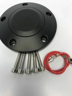 Billet Steering Wheel 14 Inch Black Wrap for Universal Fit Vehicles (—)