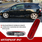 Rear Red Lens Side Marker Parking Light Kit for Honda Civic Si (2002–2005)