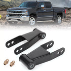 2" Rear Drop Shackles Lowering Kit for Chevy Silverado GMC Sierra 1500 (1988–2018)