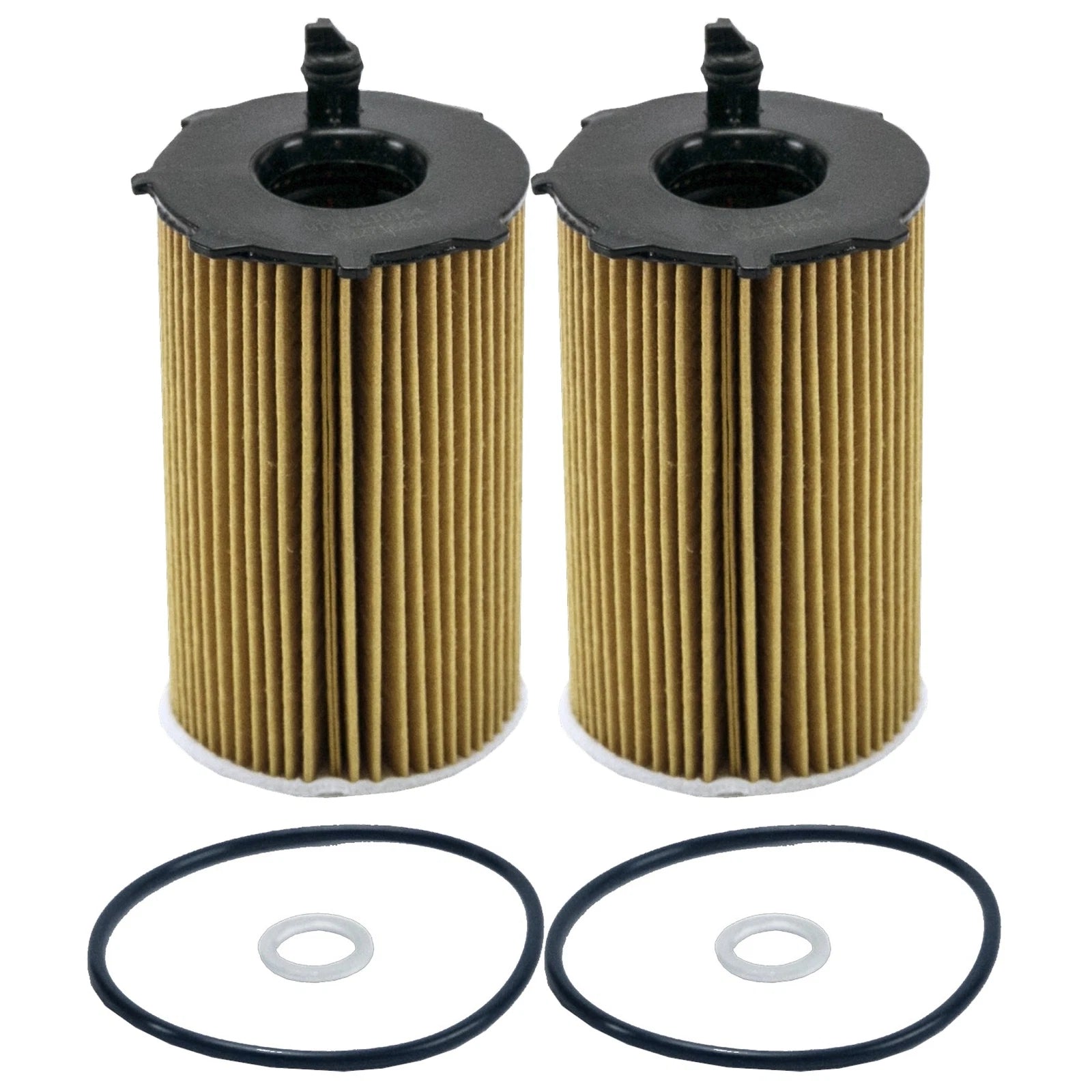 Wix 2X Engine Motor Oil Filters for Hyundai Kia V6 (StdAsp GAS)