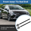 2 Pcs Front Inner Tie Rod End Links for Toyota Matrix (2003–2008) No.EV424