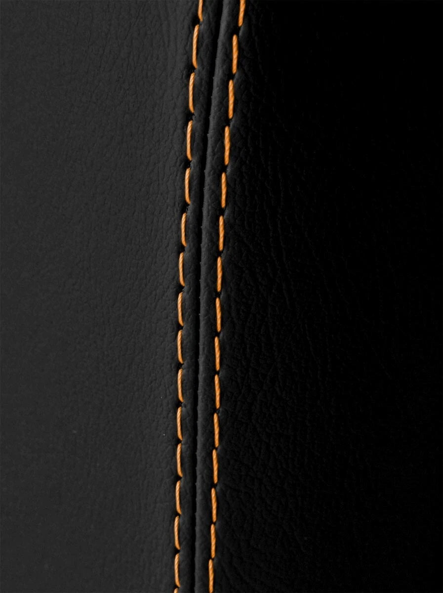 Manual Shift Boot Leather for Ford Mustang (2015–2020) Orange Stitch