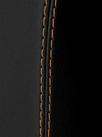 Manual Shift Boot Leather for Ford Mustang (2015–2020) Orange Stitch