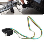 4 Pin Trailer Wiring Extension Cord for SAE Power (Male/Female)