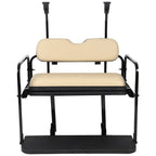 Buff Rear Flip Seat Kit for Club Car Precedent Golf Cart (2004–Present)