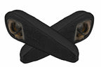 Fleece Seat Armrest Cover Protector for Chevrolet Astro (1995–2005) Black