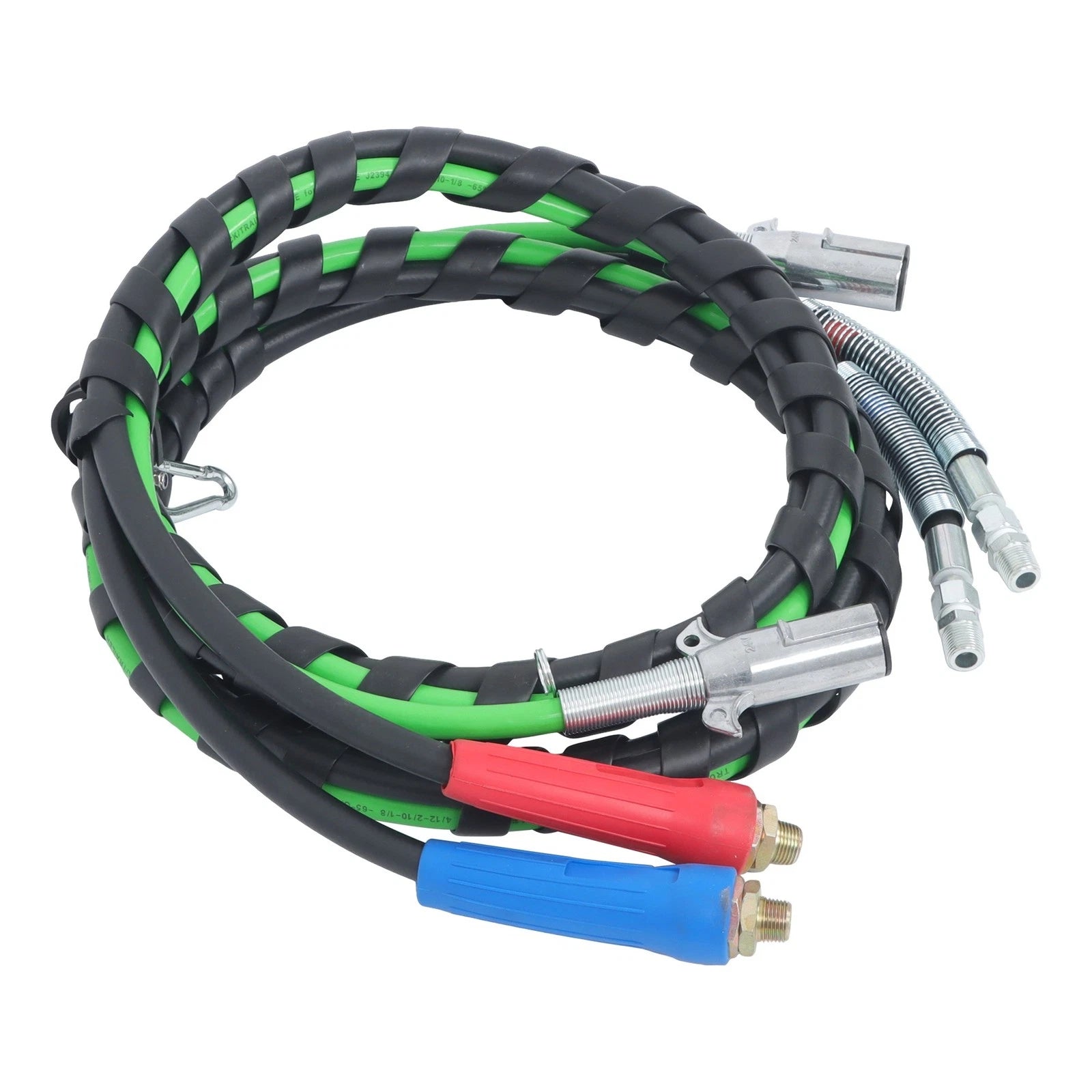 3X Air Line Hose Assemblies for Semi Truck/Trailer (12 Feet)