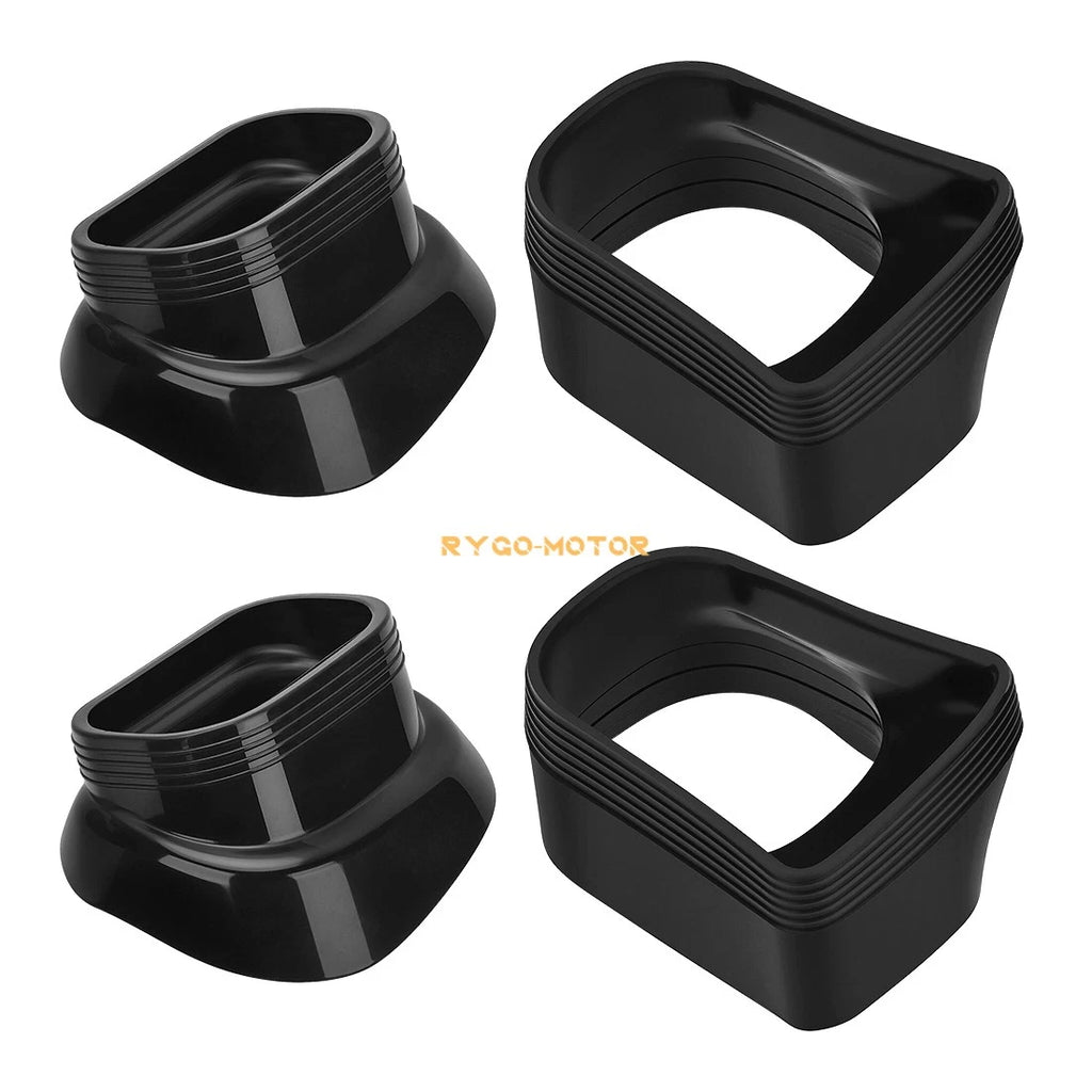 4 Pack Ram Air Intake Duct Rubber Boots for Suzuki GSXR GSX-R 600 750 (1996–2000)