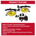 Fog Lights with Wiring for Honda Civic Coupe 2006–2008 (Yellow)