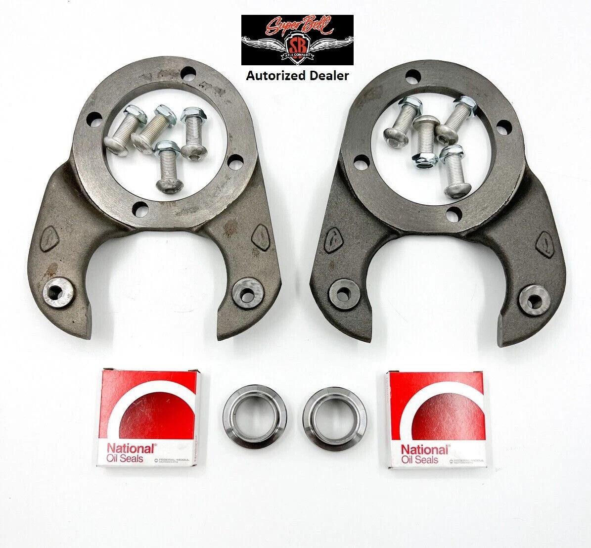 Disc Brake Kit Spindle Brackets Replacement for Ford 1937–1948