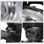 Clear Lens Bumper Driving Fog Lights for Ford F250-F550 Super Duty (2008–2010)