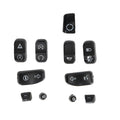 11 Pieces Control Switch Cap Buttons for Harley Davidson Glide Road King (2014–2019)
