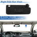 Right Side Sun Visor for Chevrolet Cruze (2011–2019) Replace No. 95034256 Black