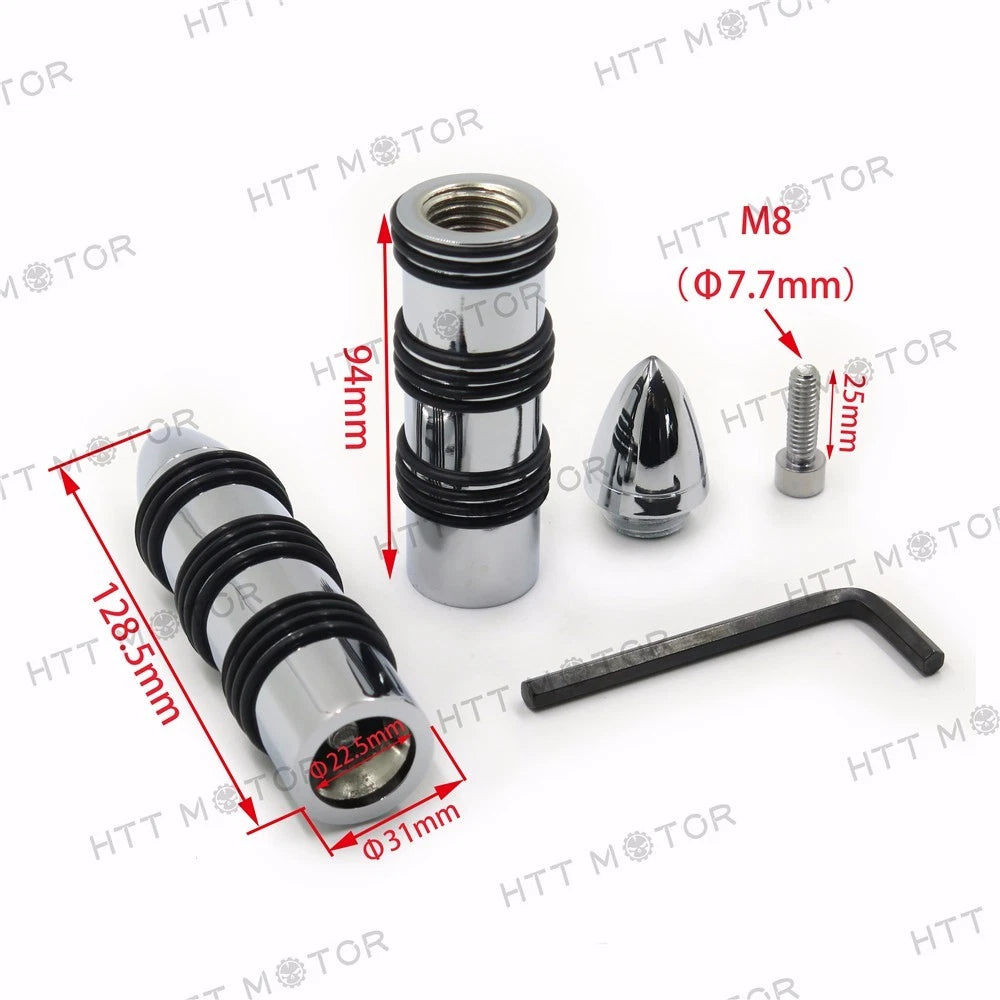 Front Chrome Foot Peg for Yamaha Stryker, Virago 1100, 750, V-Max, V-Star 1100, 650