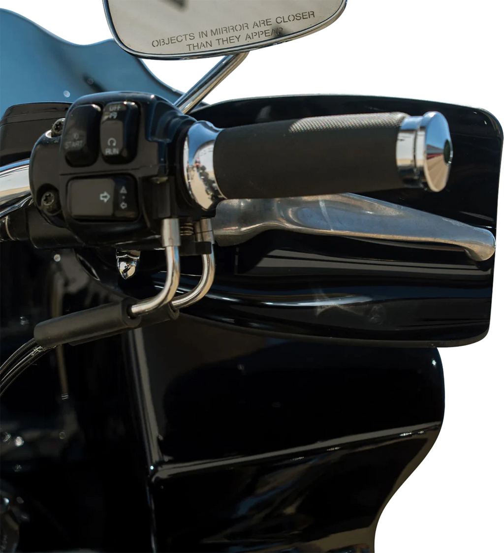 Klock Werks Flare Handguards for Harley-Davidson (Hydraulic Clutch, Black)