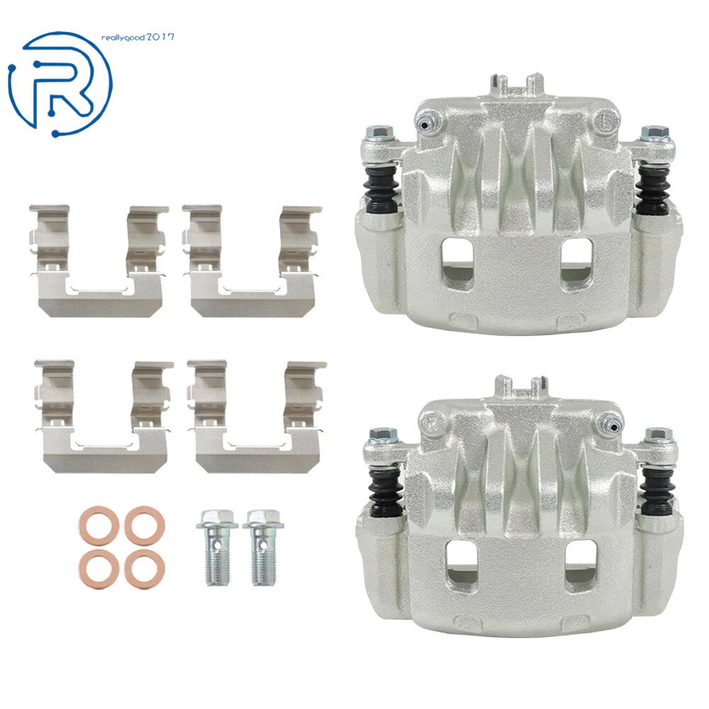 2X Front Brake Calipers for Subaru Outback Crosstrek XV Legacy (2002–2018)