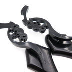 Black Billet Skull Blade Mirror for Harley Electra Glide (2000–2023)