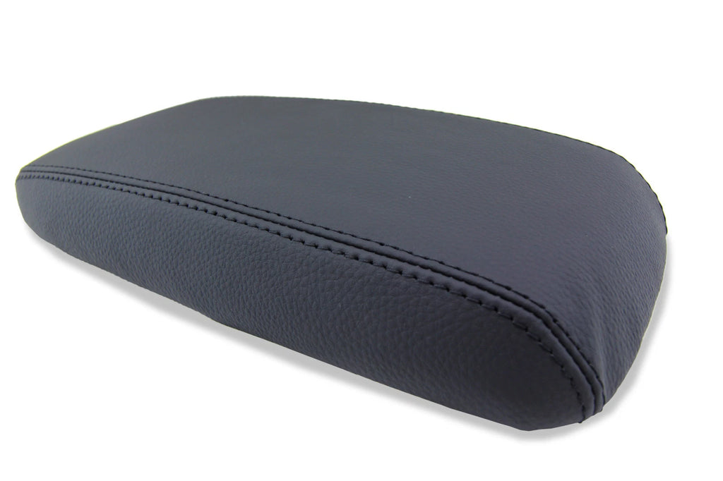 Center Console Lid Armrest Cover for Honda Civic (2012–2015) Black PVC Leather