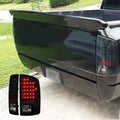 LH + RH Tail Lights for Dodge Ram 1500 2500 3500 (2002–2006) Black Lens
