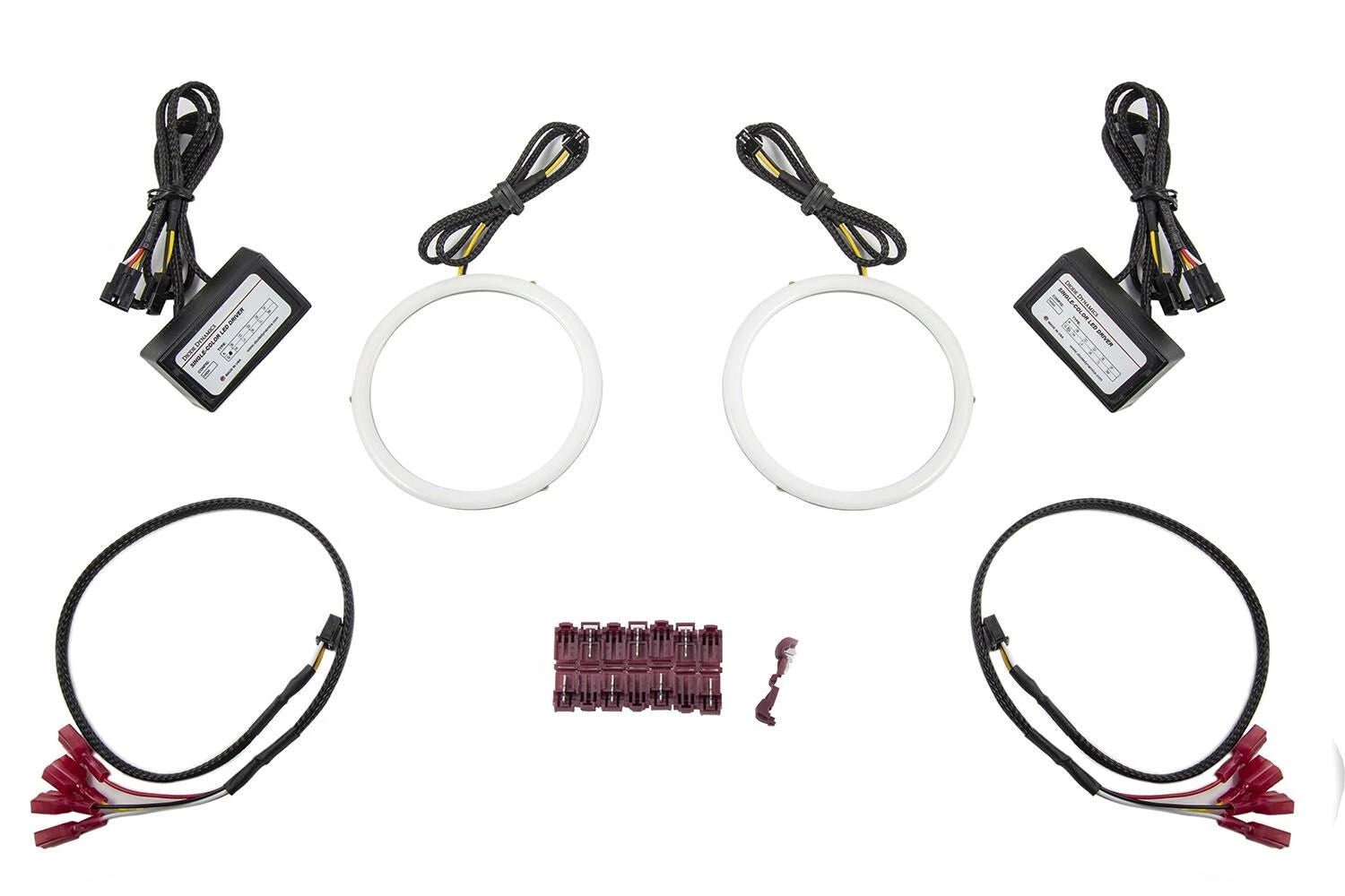 LED Halo Rings Pair 140mm Replacement for Diode Dynamics (2000–2020)
