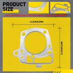 Cylinder Head Gasket Kit for Kawasaki Toro FX730V FX651V FX691V (N/A)