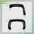 Set of 4 Pocket Style Fender Flares for Chevy Silverado 1500 (2007–2013)