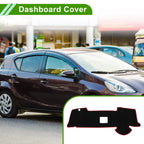Dashboard Cover for Toyota Aqua MXPK10/MXPK11 (2012–2020) Black Red