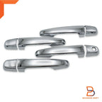 Chrome Door Handle Cover Trim for Mitsubishi Triton Ute (2005-2023) 4 Doors