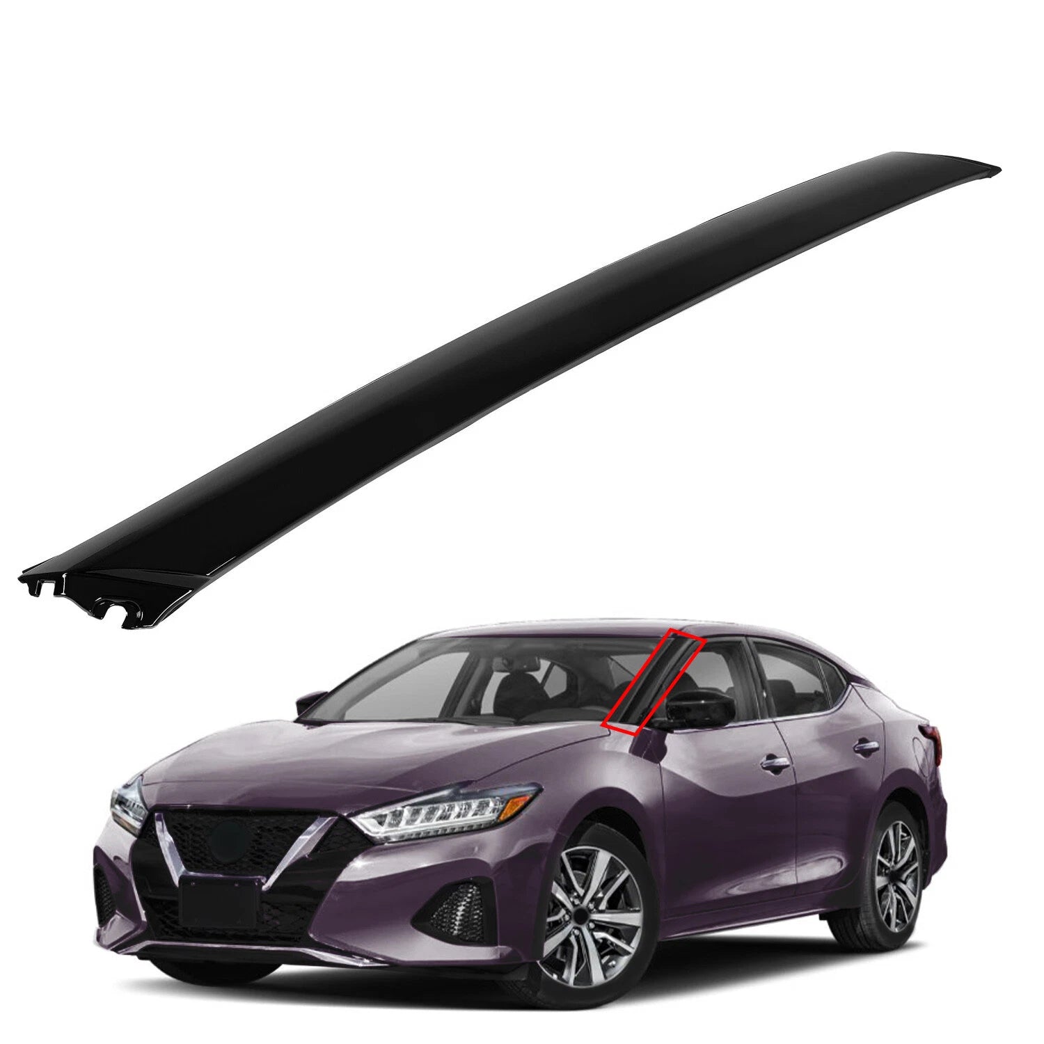 Front Windshield A Pillar Molding Trim Left Driver for Nissan Maxima (2016–2020)