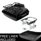 Trunk Backrest Pad Mount Rack for Harley Electra Glide (1997–2008)