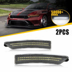 Clear Amber LED Front Fender Side Marker Lights for Ford Mustang GT (2024–2025)