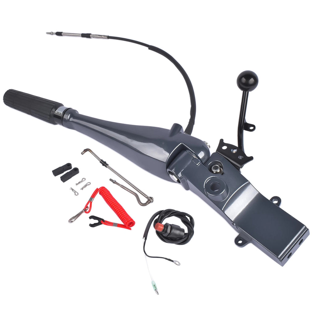 Steering Tiller Handle Assembly with Kill Switch for Yamaha 48HP 55HP
