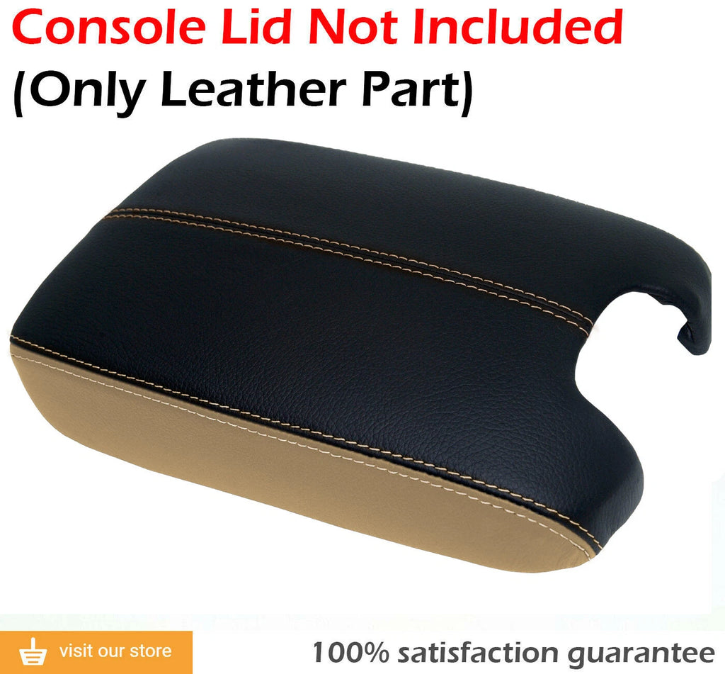 Console Lid Armrest Cover for Honda Accord (2008–2012) Black & Beige