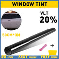 Window Tint Film 20% VLT 20"x10' for Car Home Office Glass
