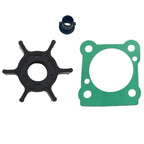 Water Pump Impeller with Gasket for Yamaha 6HP 8HP Outboard (2-Stroke) 6G1