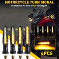 Set of 4 Universal Amber Motorcycle Turn Signal Flashers for Suzuki DRZ400S