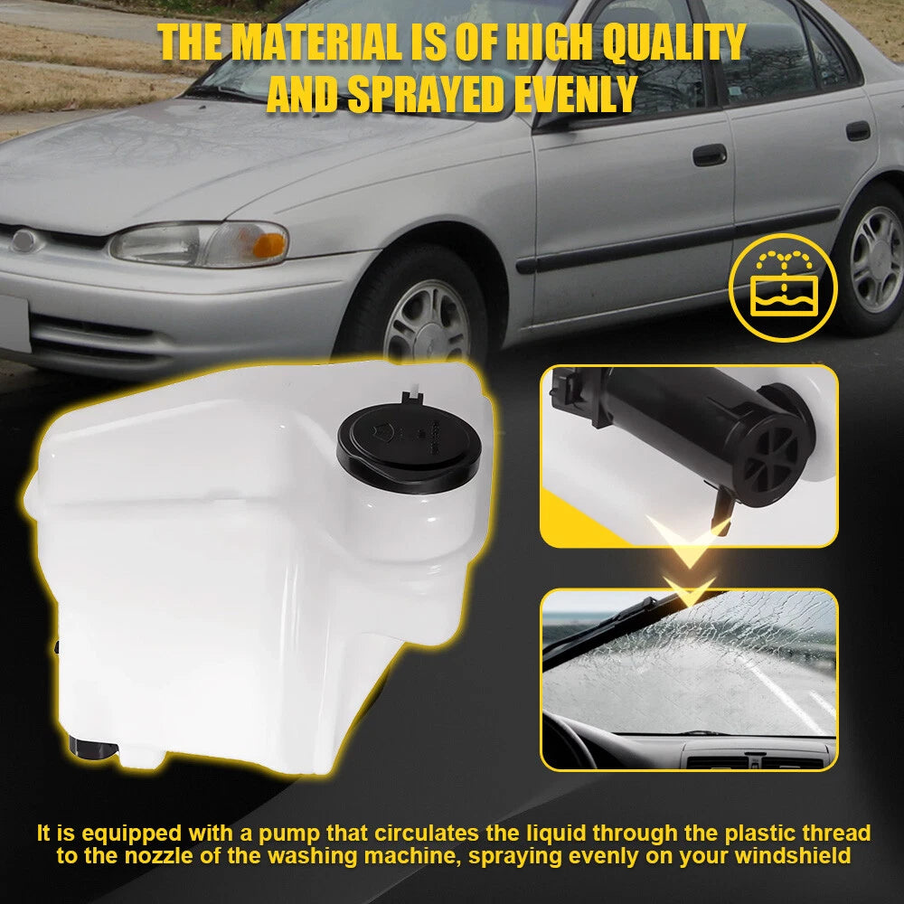 Windshield Washer Fluid Reservoir Tank with Pump for Toyota Corolla (1998-2002)