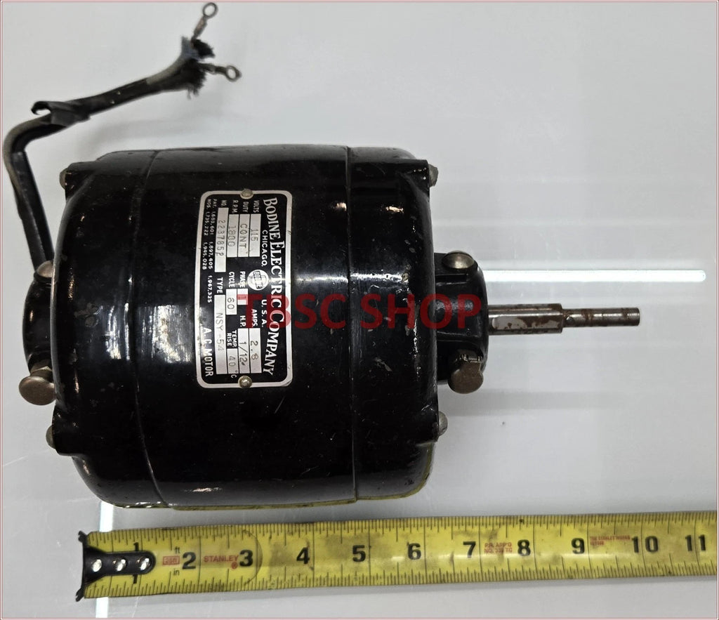 Bodine NSY-54 Motor 115V 2.8A 1800 RPM 1/12 HP for Electric Applications