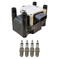 Ignition Coil & Spark Plug Kit for Integra E36 Accord Camry L4 (Bosch)