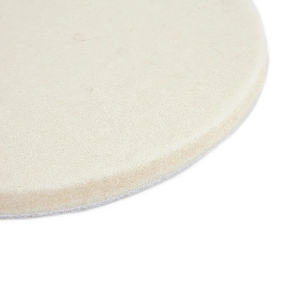 2 x Soft Wool Felt Cleaning Pad for Car Detailing Furniture and More