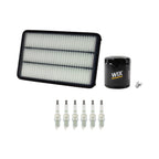 Wix Engine Air Oil Filters & NGK Spark Plugs Kit for Camry ES300 (1992–1996)