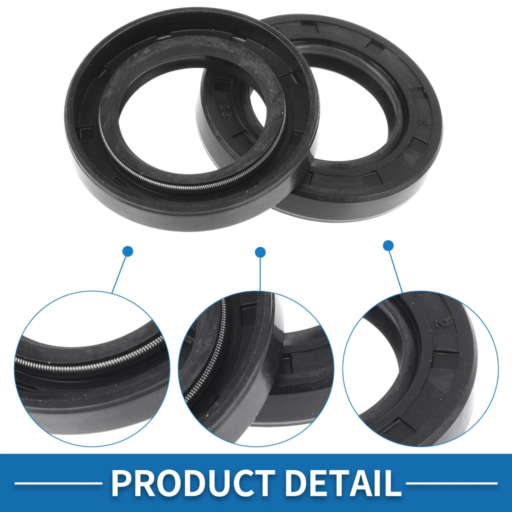 Set of 5 Oil Seal Rotary Shaft Seal for Various Models (25x41x7mm)
