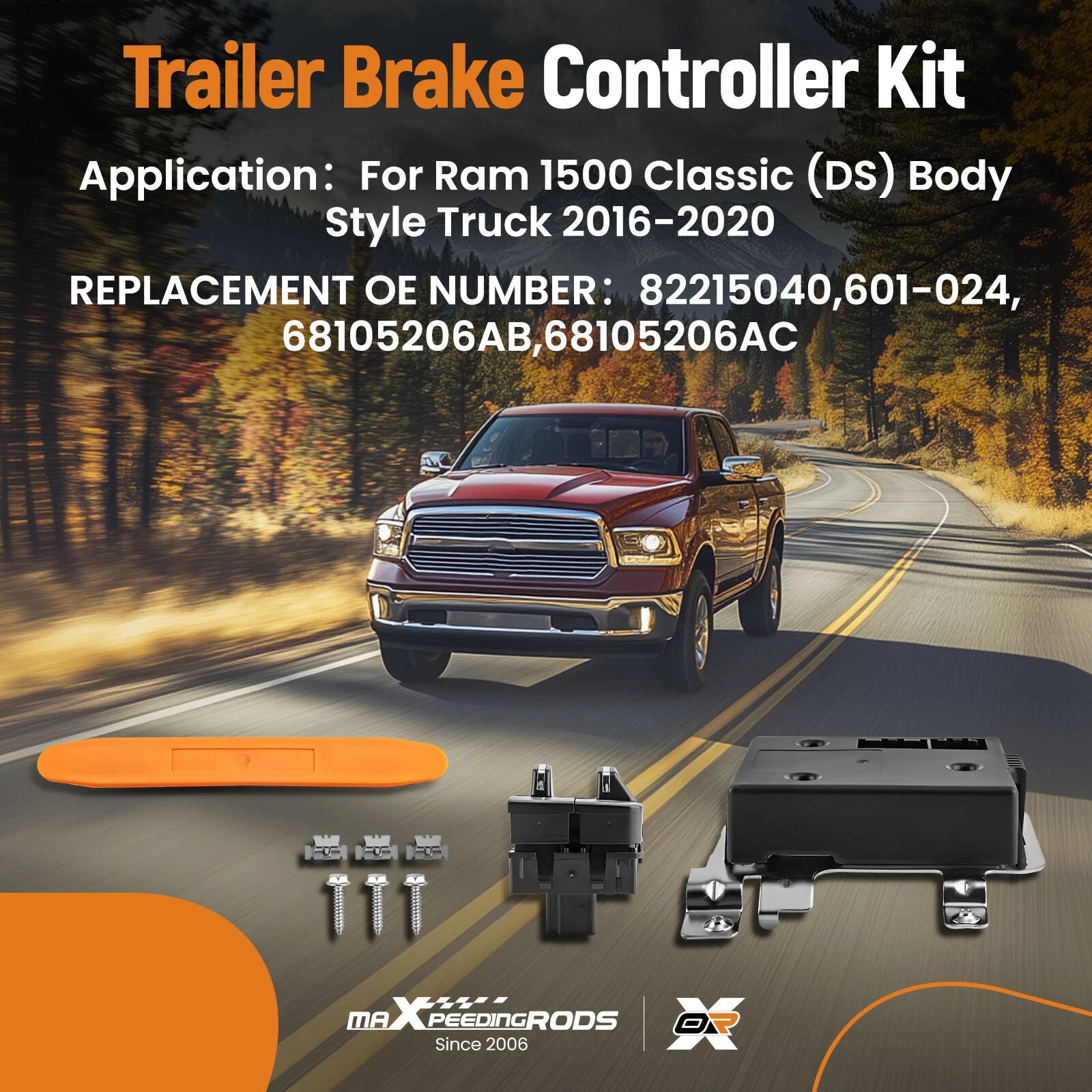 Trailer Brake Module for Ram 1500 2500 3500 4500 5500 (2016–2020)