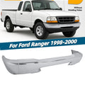 Front Bumper Face Bar for Ford Ranger (1998–2000) Chrome Steel