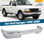 Front Bumper Face Bar for Ford Ranger (1998–2000) Chrome Steel