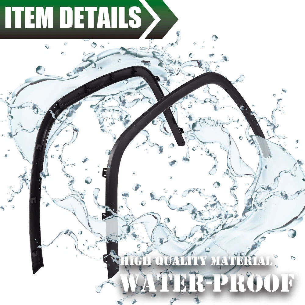 Fender Flares Set of 2 for Jeep Grand Cherokee (2011–2017) Black