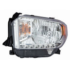 Replacement Driver Halogen Headlight Assembly w/o Auto Level w/o LED Running