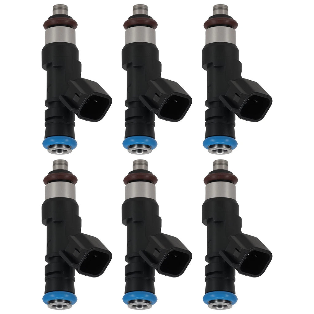 6PCS Gas Fuel Injectors for Saturn Outlook/Vue GMC Acadia (2007–2010) 12608632